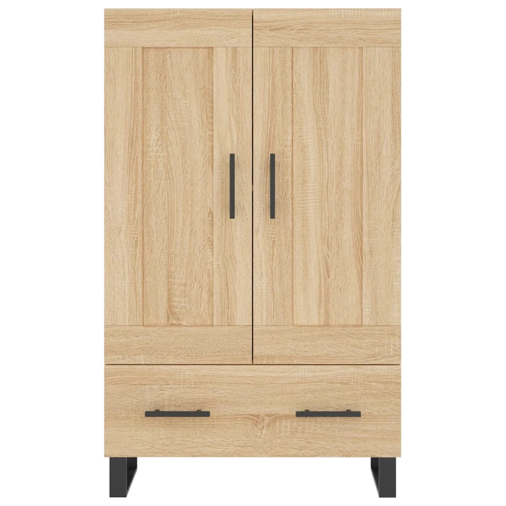 Buffet credenza cassettiera armadio mobile contenitore organizer cucina soggiorno salotto rovere Sonoma alto 69,5 x 31 x 115 cm legno ingegnerizzato marrone 02_0034083