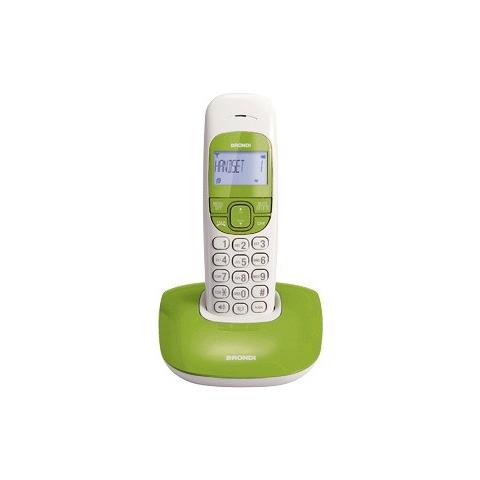 Brondi nice telefono dect verde, bianco identificatore di chiamata - 10273212