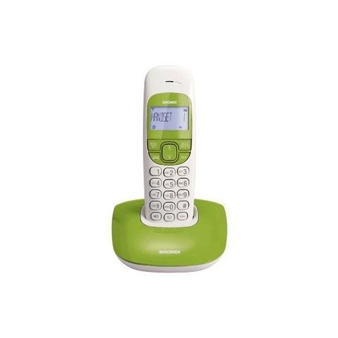 Brondi nice telefono dect verde, bianco identificatore di chiamata - 10273212