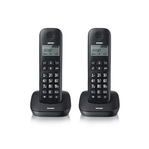 Telefono cordless brondi gala twin 10273810 nero dect display alfanum. id chiamate - BROGALATWINBK