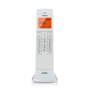 Brondi lemure telefono dect bianco identificatore di chiamata - BROLEMUREW
