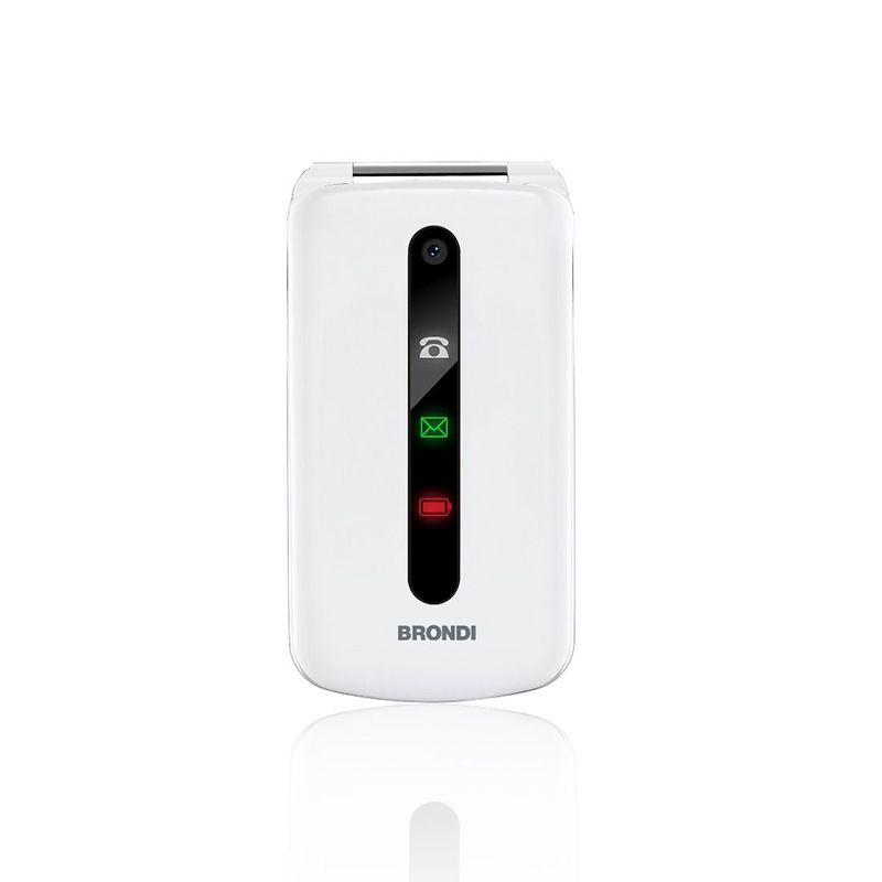 Brondi president 7,62 cm (3) 130 g bianco telefono cellulare basico - 10275071