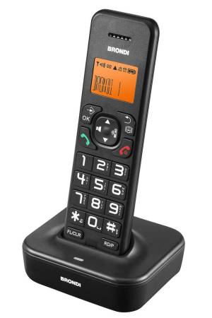 Telefono cordless brondi bravo star nero - BROBRAVOSTARBK