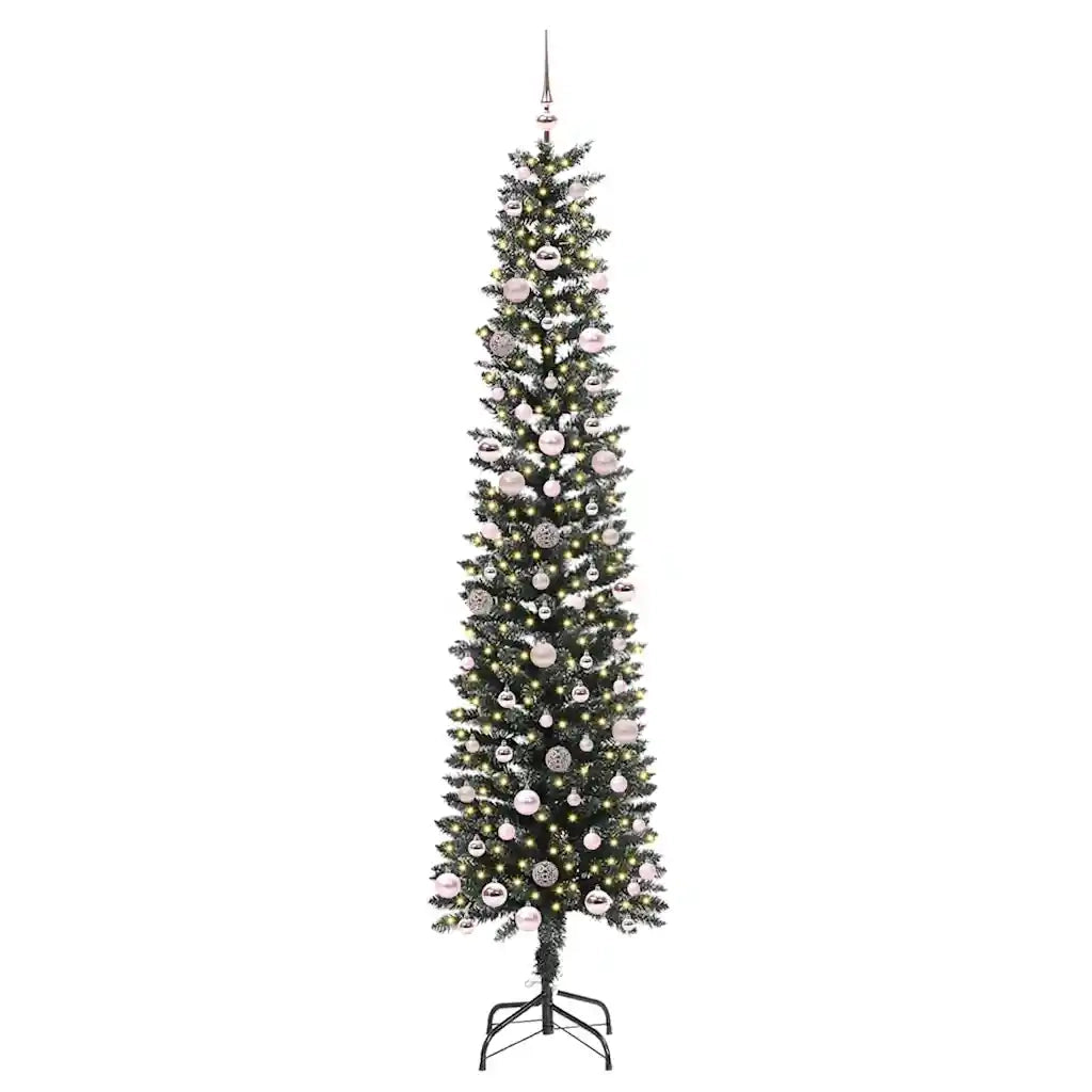 Albero di Natale artificiale con 300 LED Verde 240 cm 3395966
