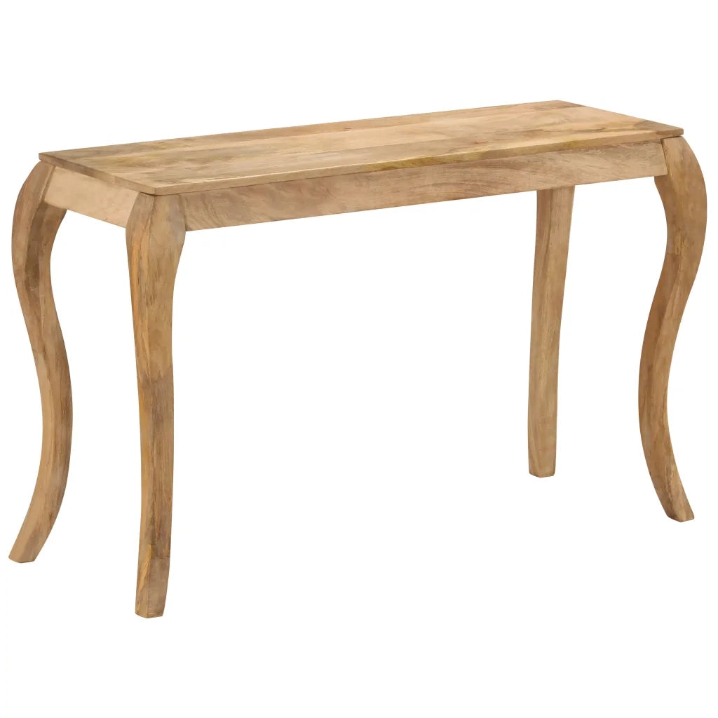 Tavolo Consolle in Legno Massello di Mango 118x38x76 cm 247115