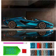 Set di pittura con diamanti per sportive - Bambini - Pittura con diamanti 5D - 30 x 40 cm - Accessori per bambini e adulti - Pittura con diamanti Crystal Art