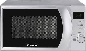 Candy smart cmg2071ds argento microonde con grill superficie piana 20 l 700 w