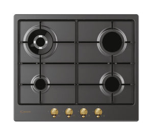 Candy classic chw6br4wgtgh antracite da incasso 59 cm gas 4 fornello(i) - 33801982