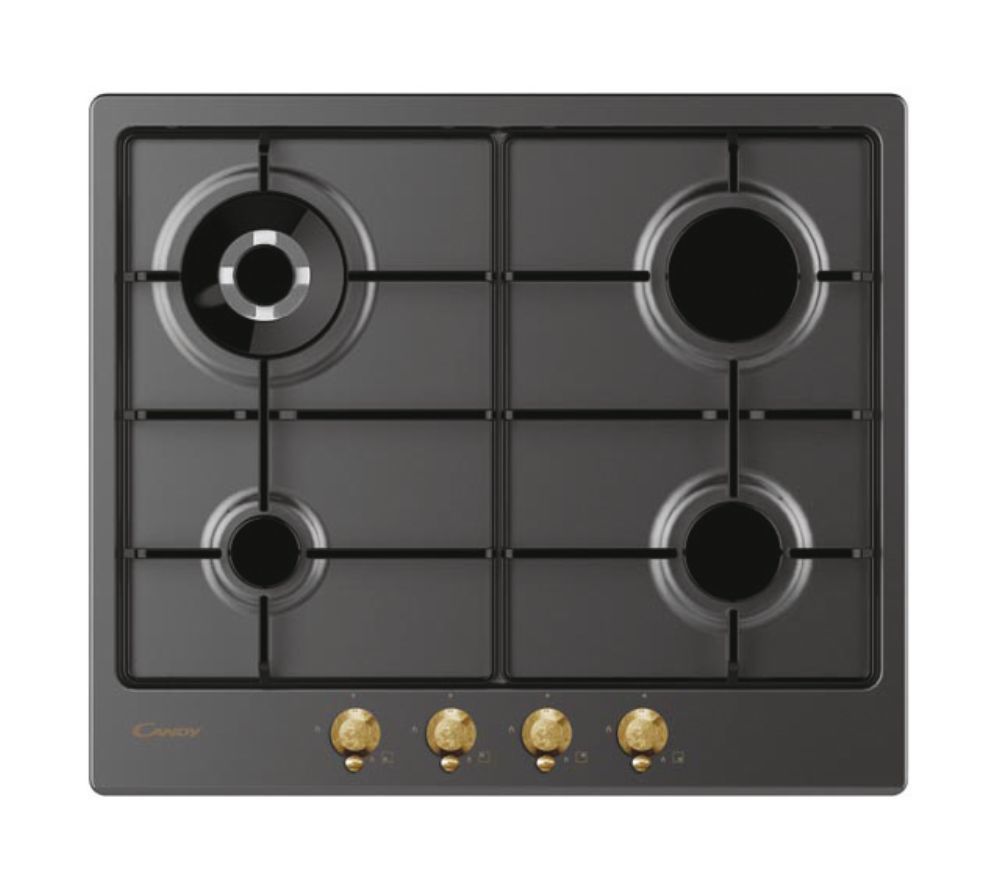 Candy classic chw6br4wgtgh antracite da incasso 59 cm gas 4 fornello(i) - 33801982