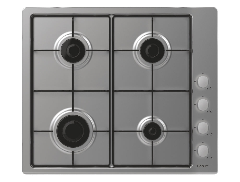 Candy idea chw6lx acciaio inox da incasso 60 cm gas 4 fornello(i) - 33802049