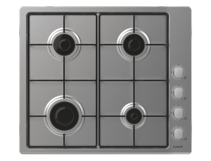 Candy idea chw6lx acciaio inox da incasso 60 cm gas 4 fornello(i) - 33802049