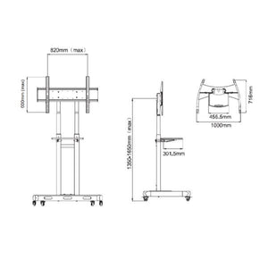 Carrello edu con mensola - OM07188