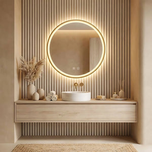 Specchio Led 70cm Mmj Gold