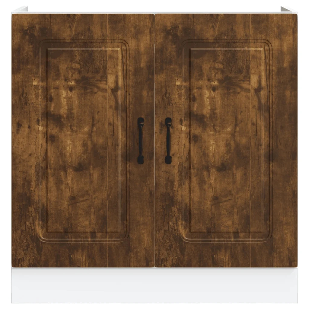 Mobile base lavello Kalmar Rovere Fumo 80x46x81,5 cm Truciolato