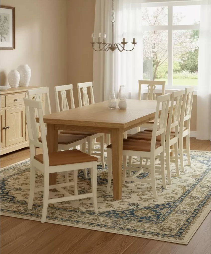 Set 2 sedie a lira legno shabby bicolore con seduta legno - Mobili 2G