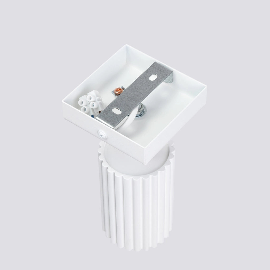 Applique moderna bianca orientabile GU10 GRAVIO Pure Lume
