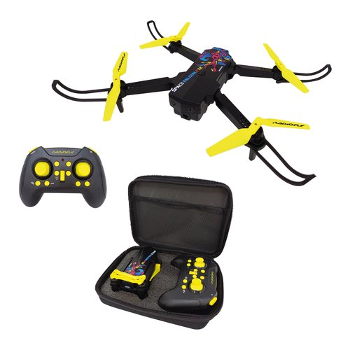 Drone ods 40032 radiofly space falcon 8 funzioni rc 2,4 ghz nero e gia