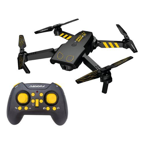 Drone ods 40039 radiofly space wasp 32 8 funzioni rc 2,4 ghz nero e gi