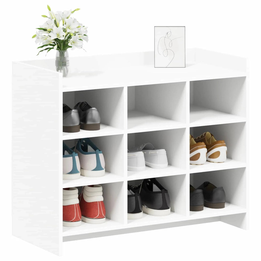 Mobile per scarpe Bianco 85 x 39,5 x 70 cm Legno ingegnerizzato 8011363