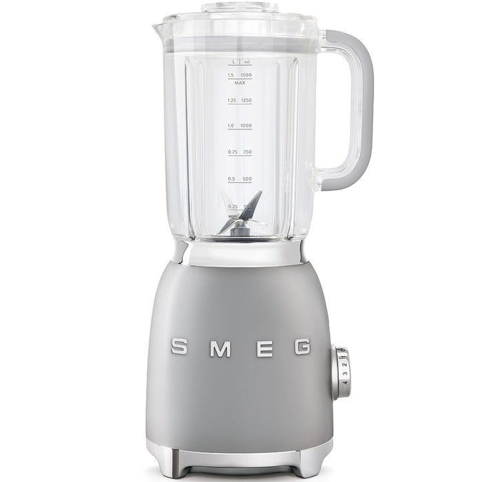 Smeg 50�style glass blender silver blf01sveu - 8017709197216