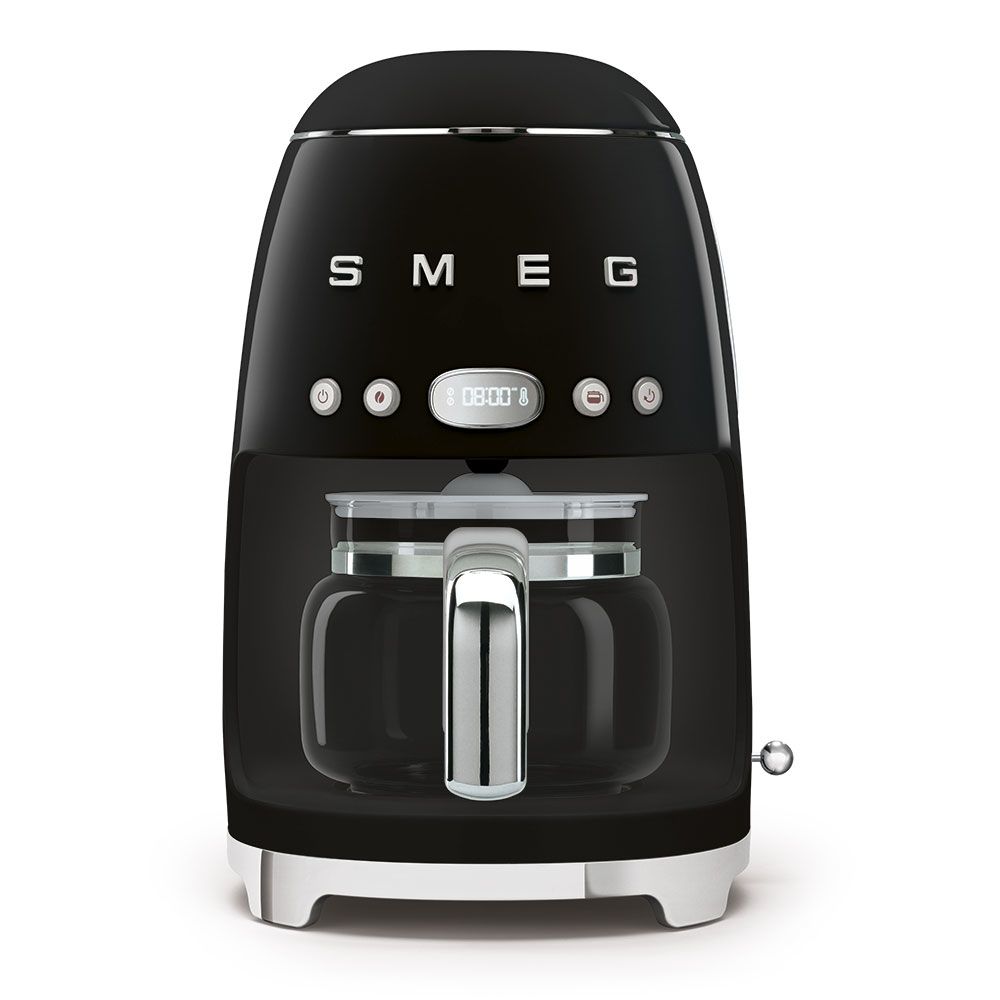 Smeg drip coffee maker 50�style black dcf02bleu - 8017709280512