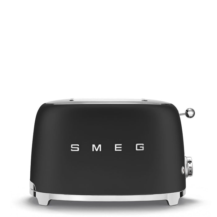 Smeg toaster 2x2 50�style matt black tsf01blmeu - 8017709290757