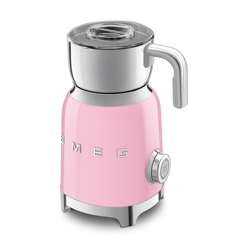 Smeg milk frother 50�style pink mff11pkeu - 8017709316129