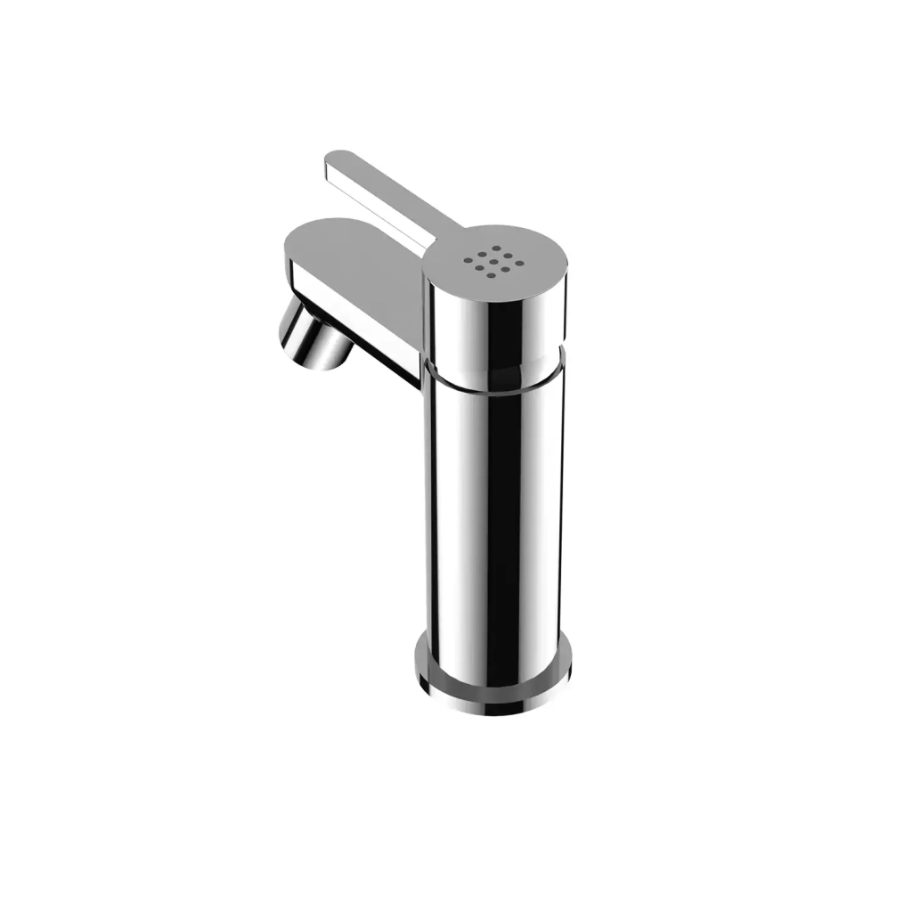 Set miscelatore lavabo alto e bidet senza scarico ed incasso doccia in ottone cromato | Virna