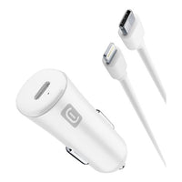 Cellularline usb-c car charger kit 20w - usb-c to lightning - iphone 8 or later - CBRIPHKITC2LMFI20W