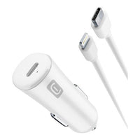 Cellularline usb-c car charger kit 20w - usb-c to lightning - iphone 8 or later - CBRIPHKITC2LMFI20W