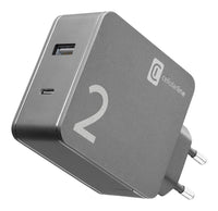 Cellularline duo charger - macbook and iphone - ACHUSB2HOME42WK