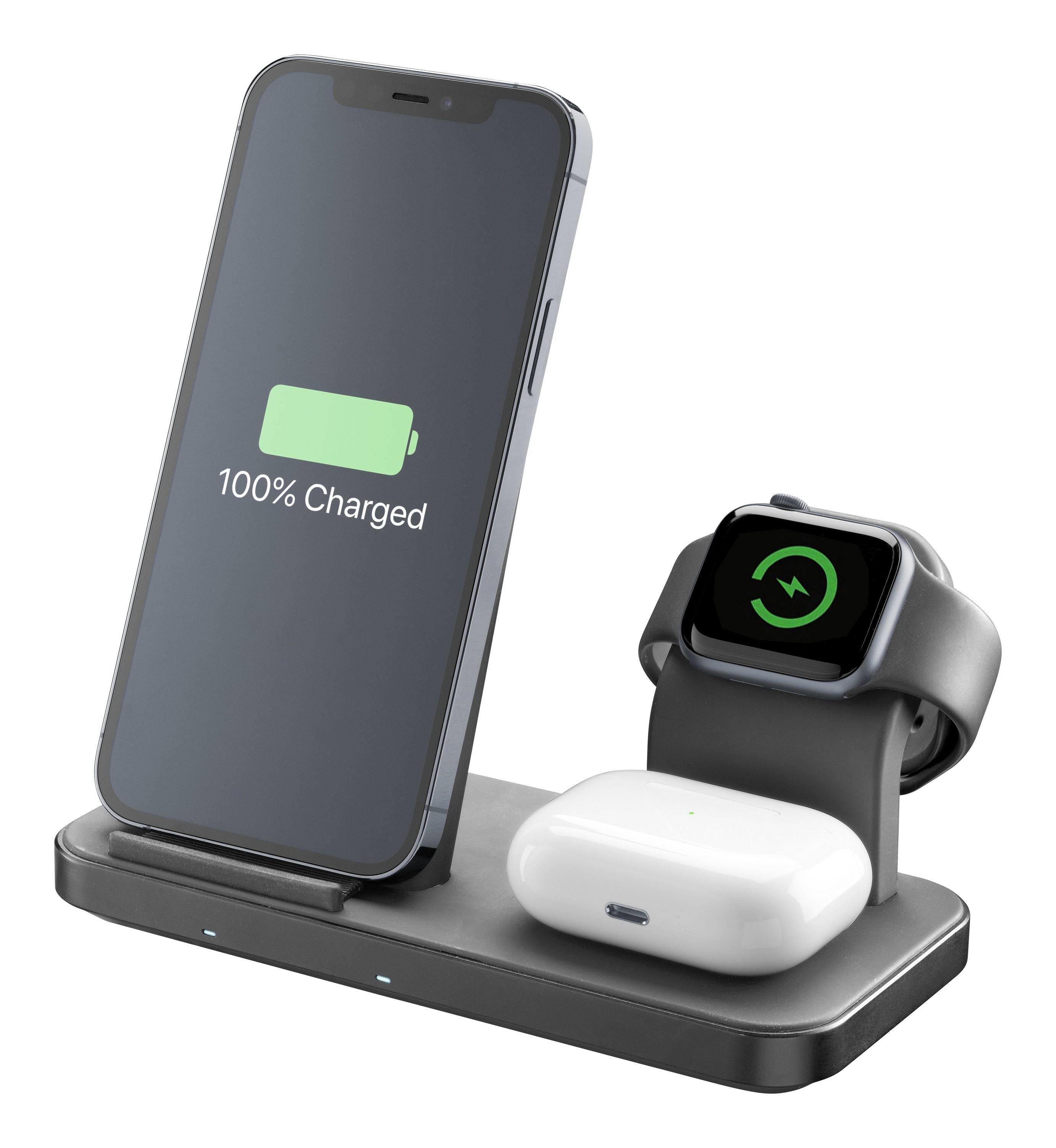 Cellularline trio wireless charger - WIRELESS3IN1IPHK