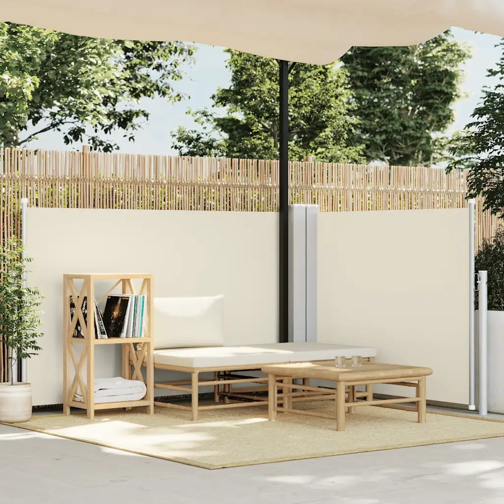 Tenda da Sole Laterale Retrattile Crema 100x600 cm 48443