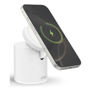 Caricabatterie sbs tewirmagfold2in1 magnetic power dock 2in1 white