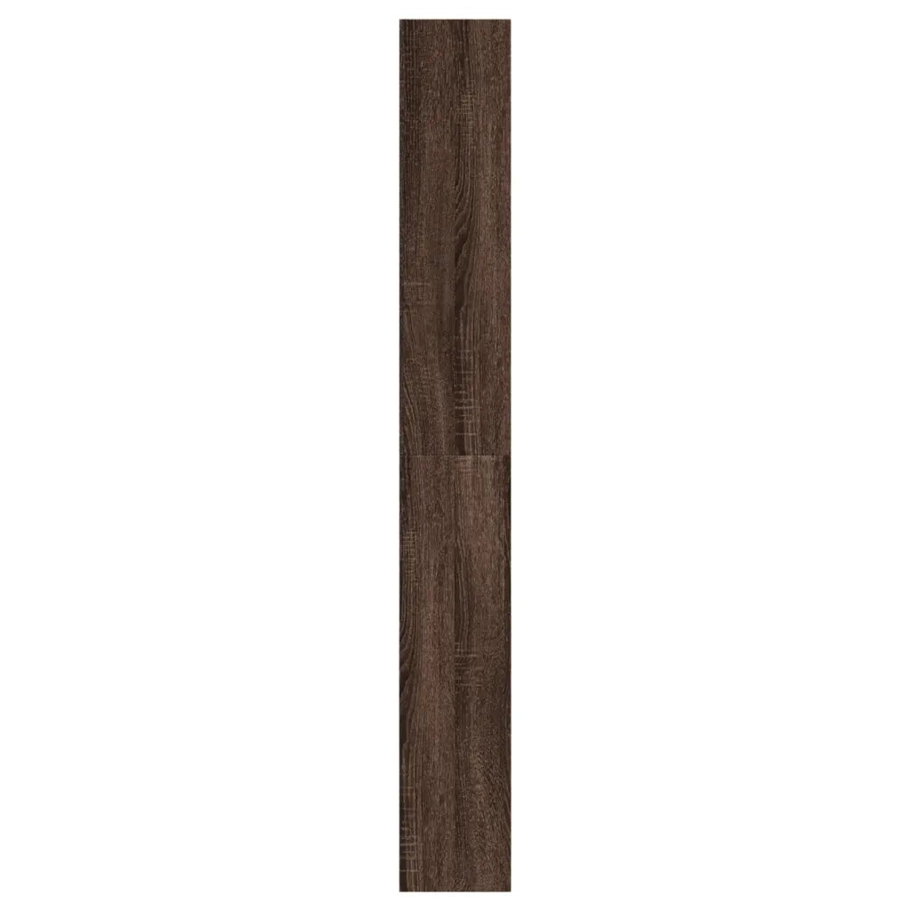 vidaXL Scarpiera Rovere Marrone 60x21x163,5 cm in Legno Multistrato