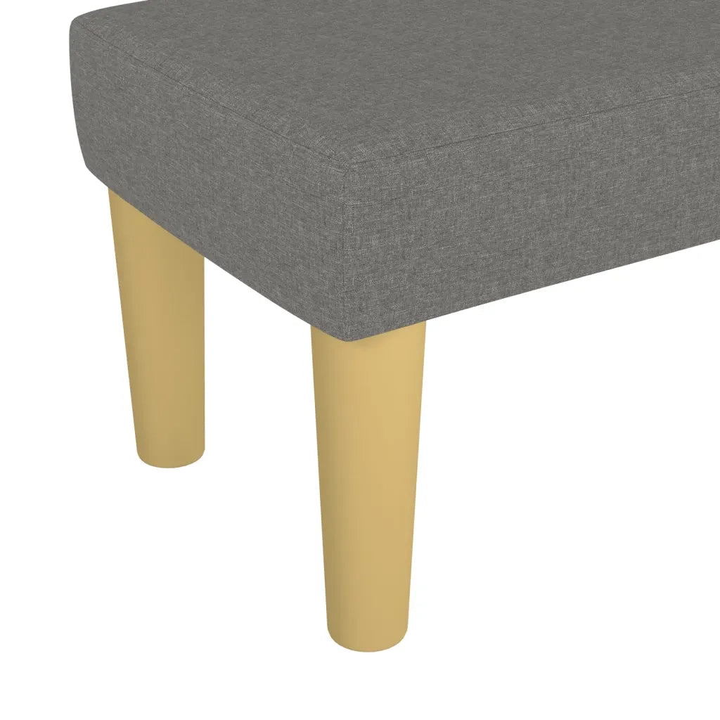 Panca Grigio Scuro 70x30x30 cm in Tessuto CFW8003547