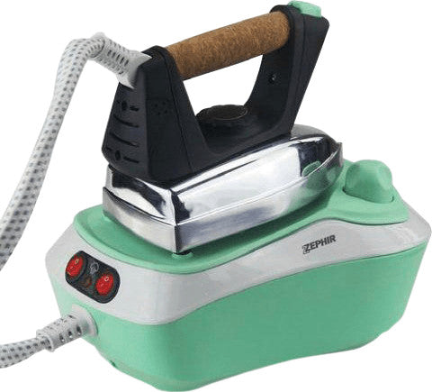 Zephir zhf5000 ferro da stiro a caldaia 2300 w 0,85 l alluminio nero, verde