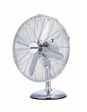 Vent.d.tavolo 40cm 4p. cromato pf 41cr