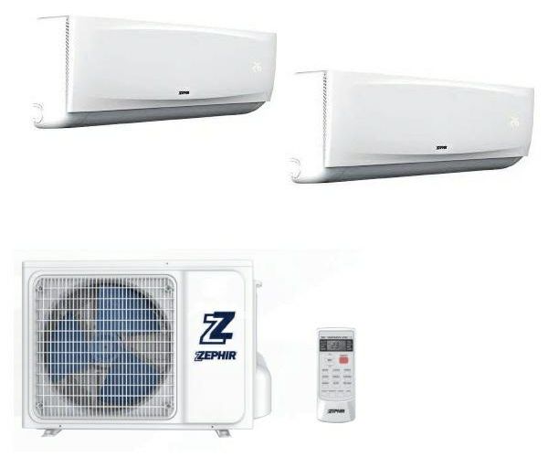 Zephir condizionatore dual split 9000+9000 btu a++/a+ gas r32 zduo - ZDUO9+9MY23