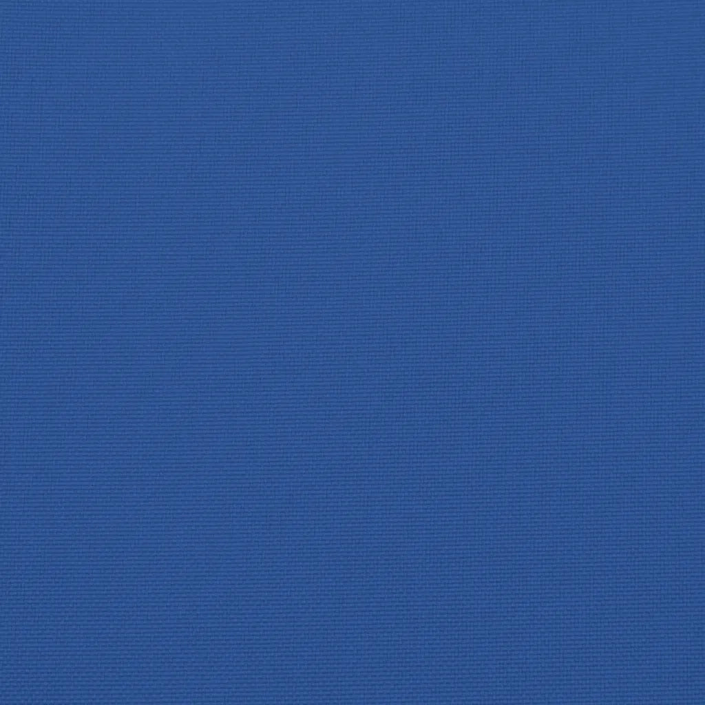 Cuscini Sedia con Schienale Alto 2 pz Blu Reale Tessuto Oxford 377632