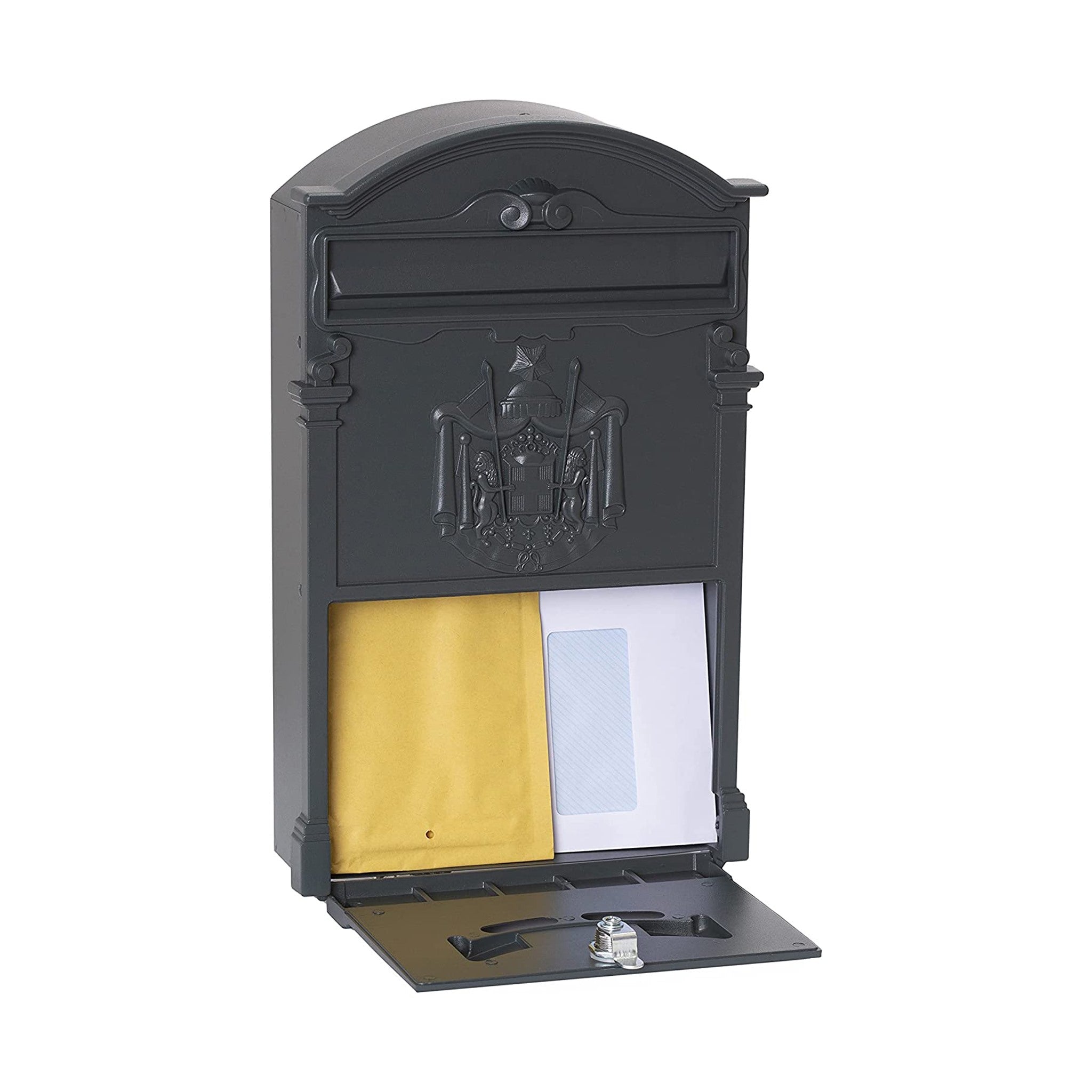 Cassetta Postale Stile Classico Alluminio Antracite Arregui Residencia D-2151/Ga