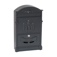 Cassetta Postale Stile Classico Alluminio Antracite Arregui Residencia D-2151/Ga
