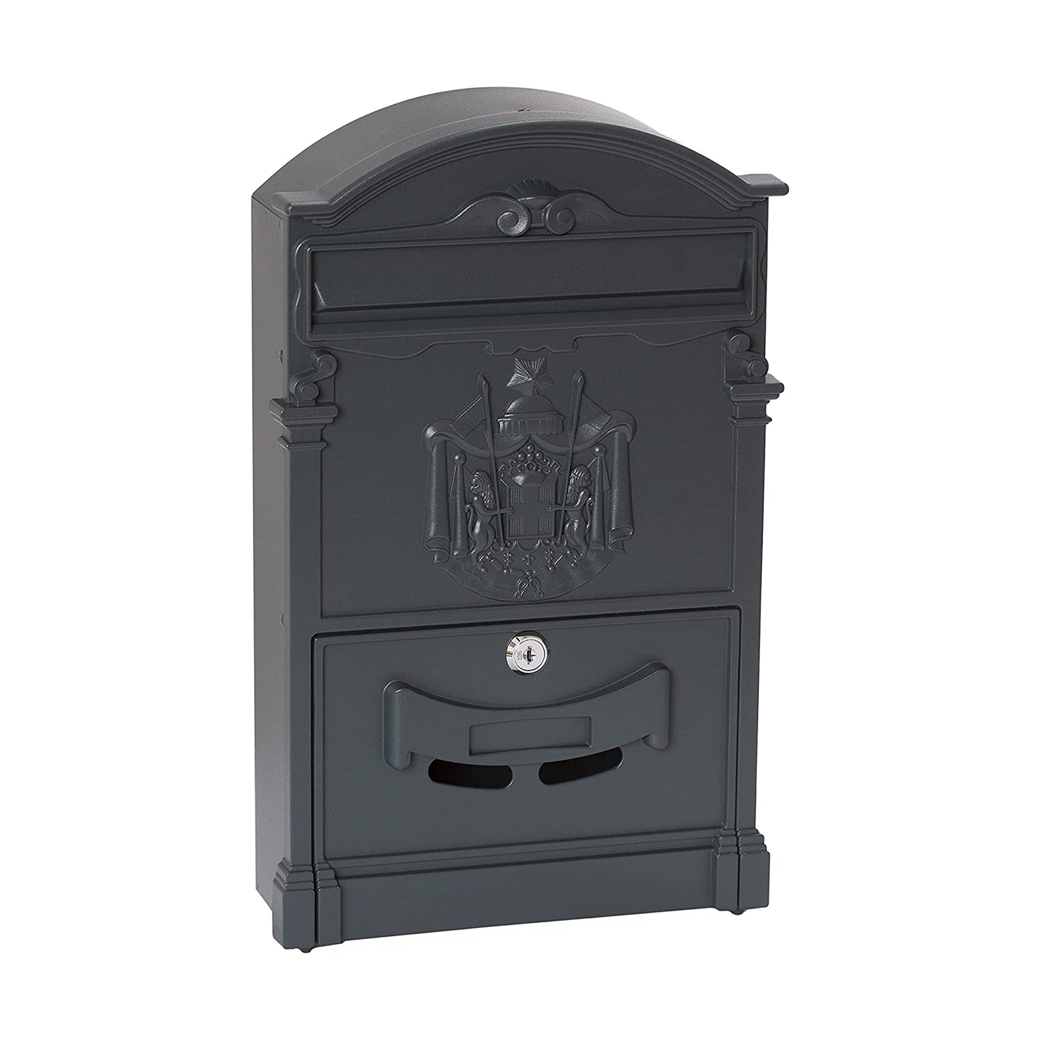 Cassetta Postale Stile Classico Alluminio Antracite Arregui Residencia D-2151/Ga