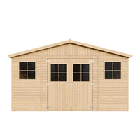 Casa da giardino in legno H246x418x420 cm/16 m?² - TIMBELA M330