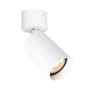 Faretto soffitto bianco orientabile tondo Ø5,6 GU10 Italux