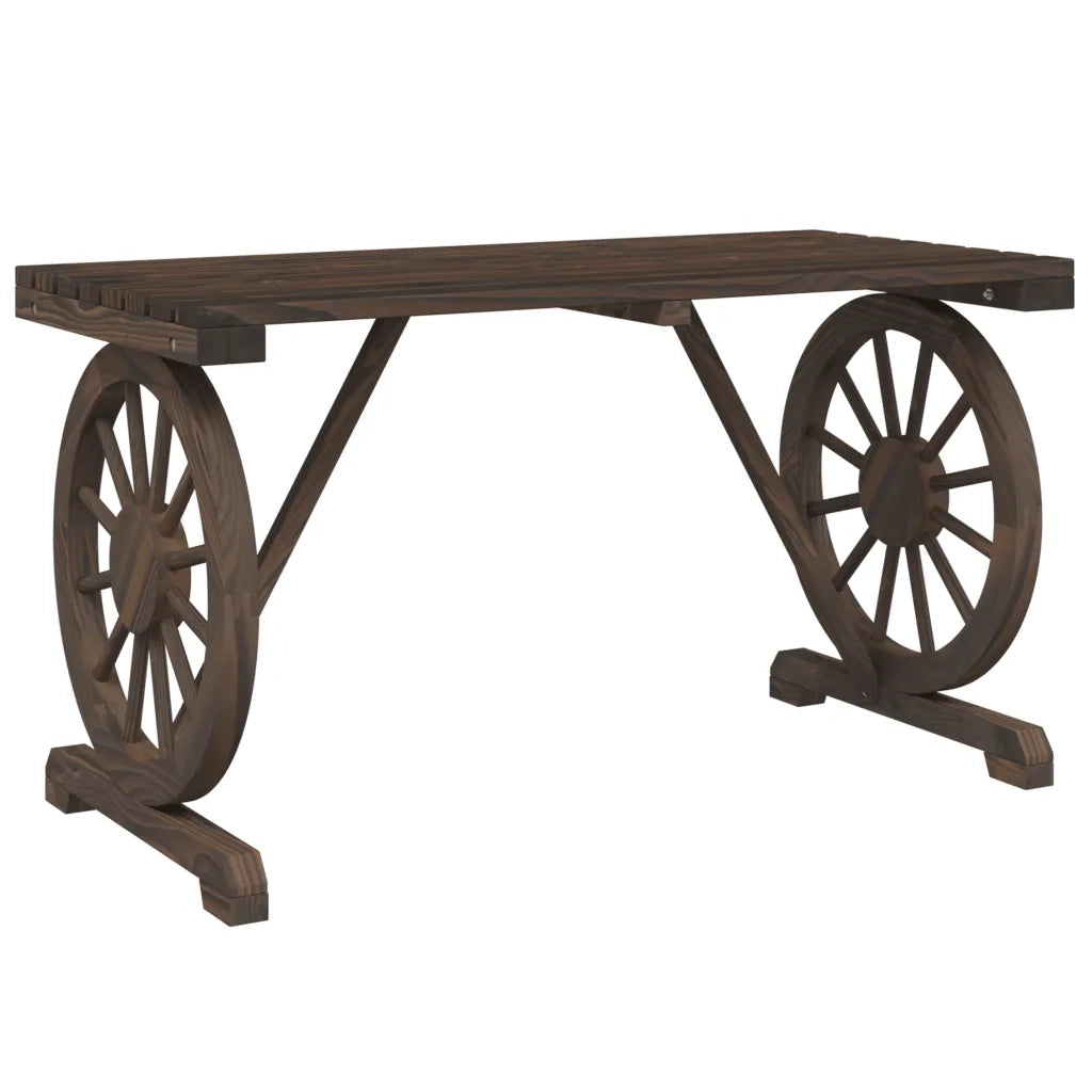 Set da Pranzo da Giardino 3 pz in Legno Massello di Abete 3207138