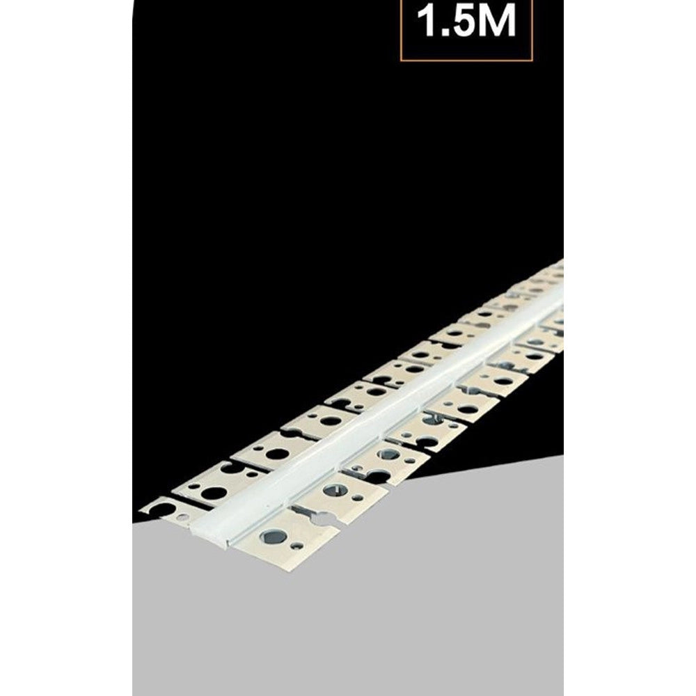Trade Shop - 5pz Profilo In Alluminio Flessibile Curvabile Ad Incasso 1,5mt Per Strip Led Al-35-s -