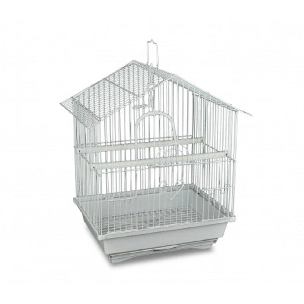 Trade Shop - Gabbia Per Uccelli Di Piccole Dimensioni Bird 43.5 X 28.5 X 22 Cm Mangiatoie -