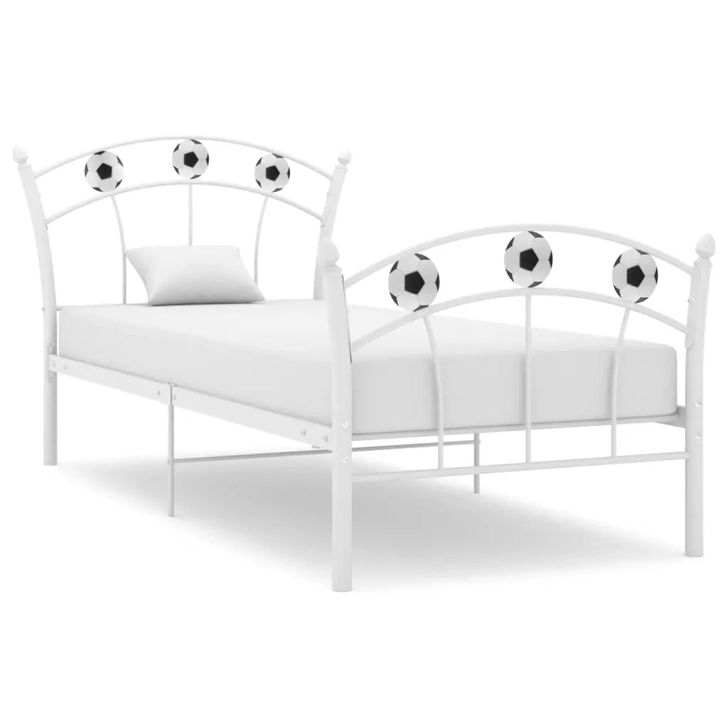 Giroletto con Motivo Calcio in Metallo Bianco 90x200 cm cod mxl 62229
