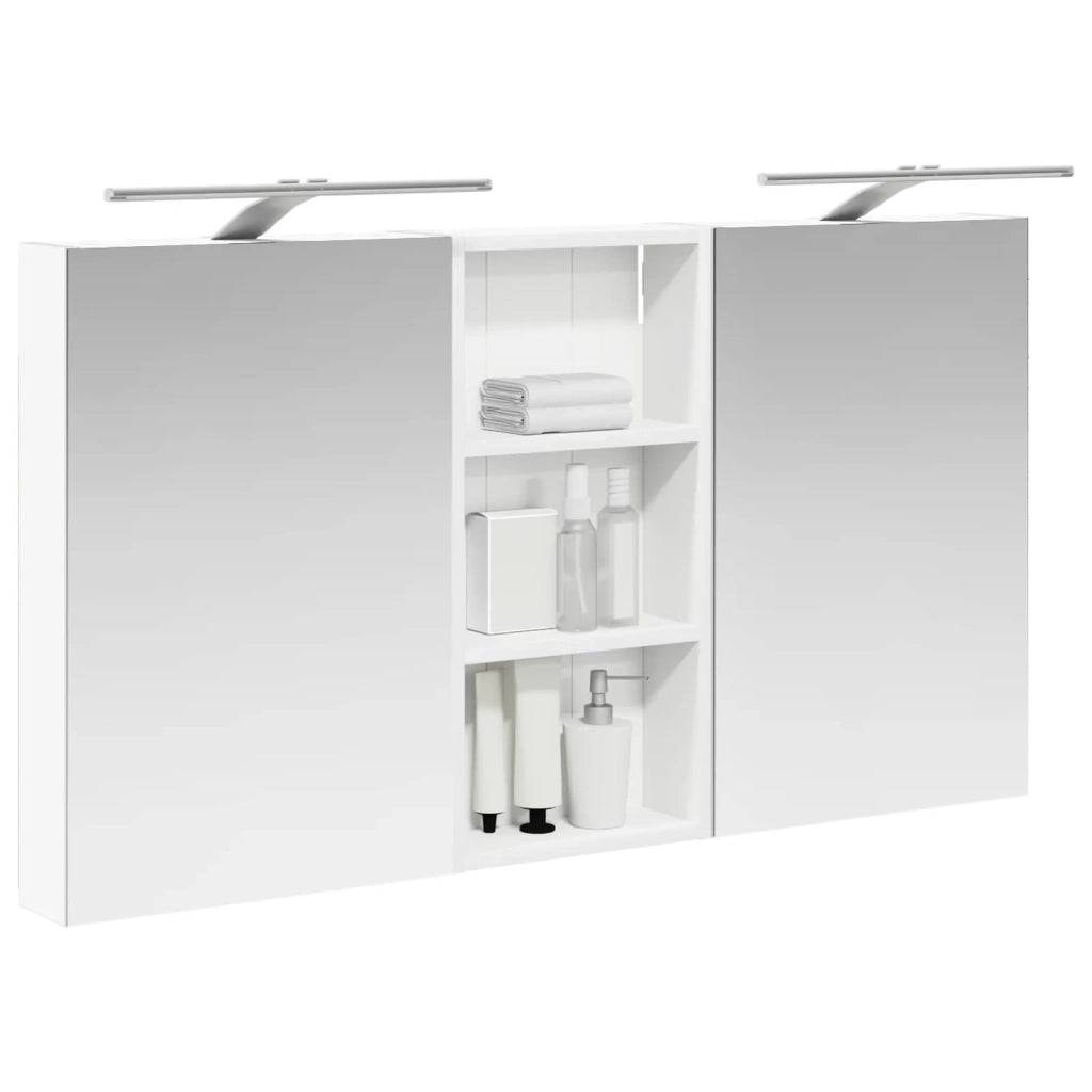 Set di Armadi da Bagno con porta 3 pcs 110 x 10,5 x 60,5 cm